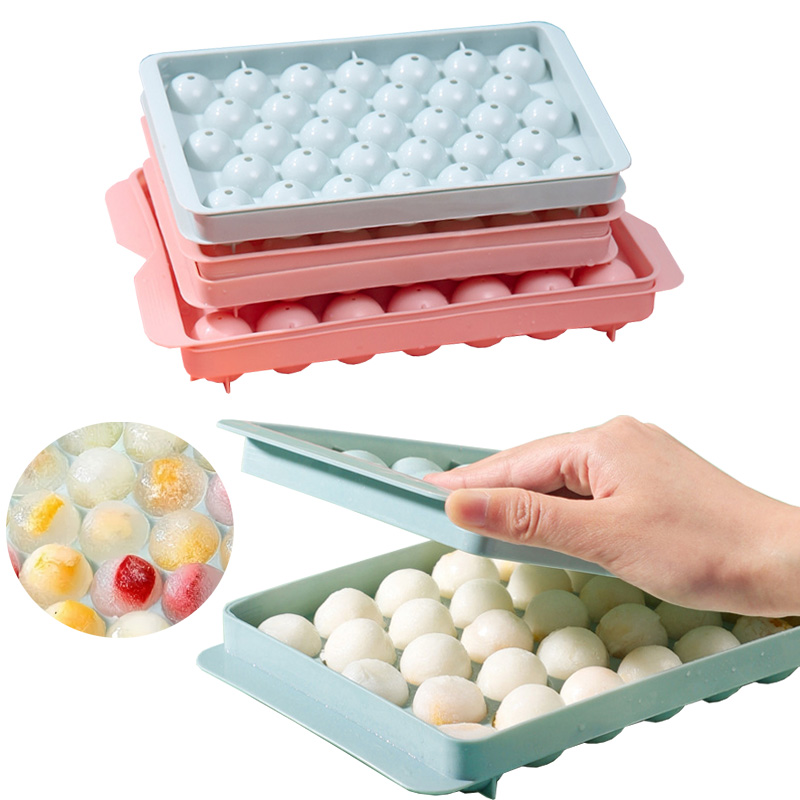 ラウンドアイスキューブトレイクリエイティブホッケーボールメー - Home Cooking Recipes のレビューと価格