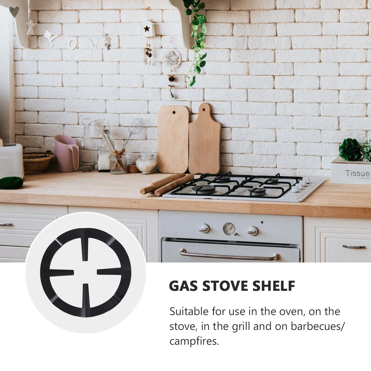 鍋置きスタンド、鍋ラック。カフェや家庭での料理に。鉄製、ガス - Home Cooking Gas のレビューと価格