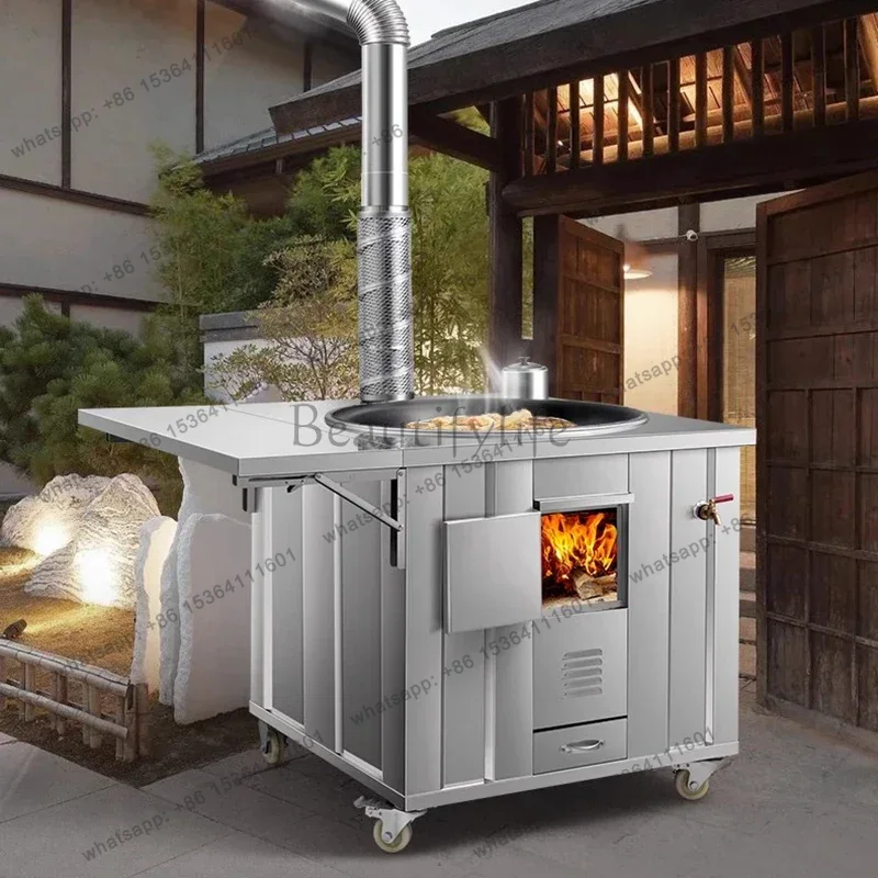 LSステンレス製薪ストーブ、パティオヒーター、北欧風キッチン - Home Cooking Heater のレビューと価格