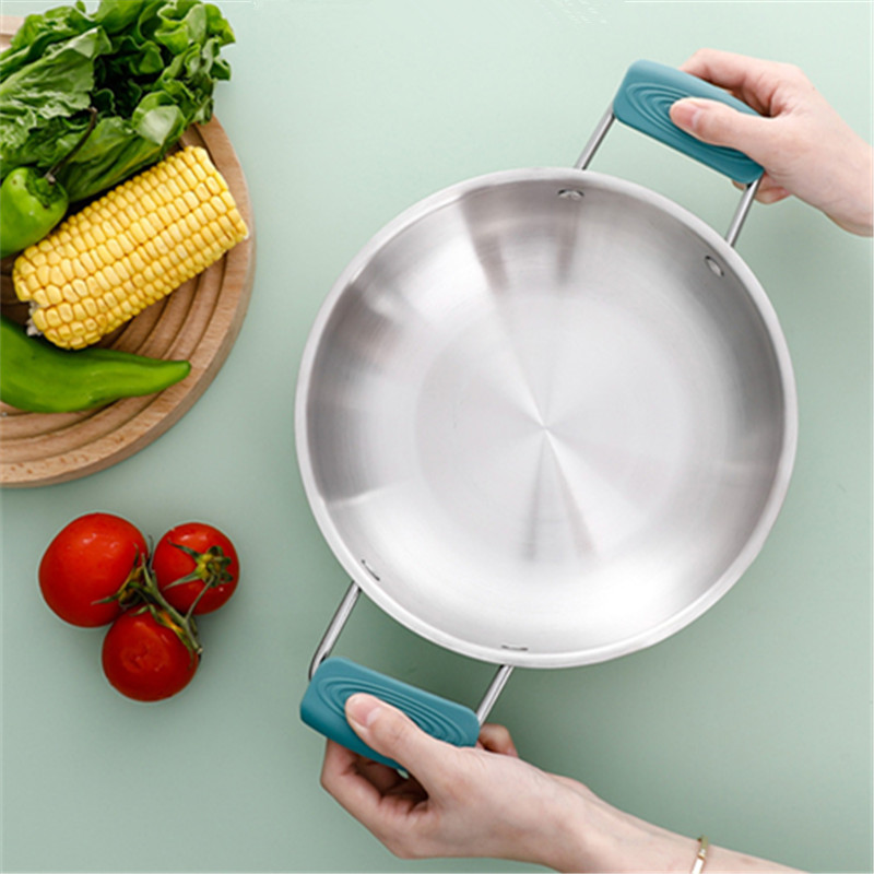 1組の断熱シリコン製鍋ハンドルカバー、耐熱性滑り止めグリップ - Home Cooking Cookbook のレビューと価格